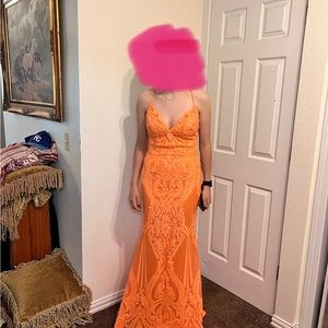 Prom or homecoming dress. Worn 1 time to prom. Very pretty.